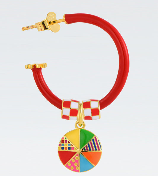 GOLD TAKE A CHANCE ON MYSELF EARRING MIX