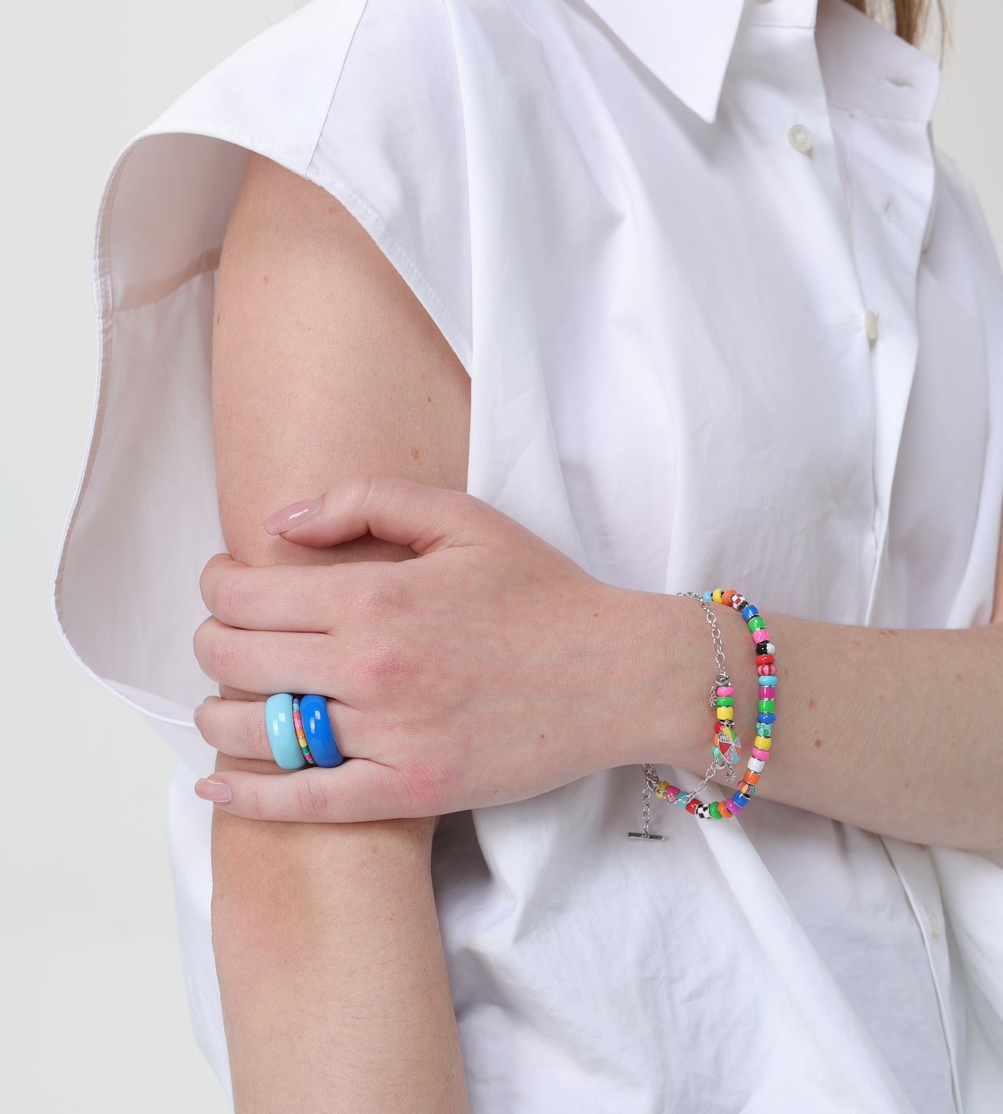 GOLD WHEEL OF FORTUNE BRACELET