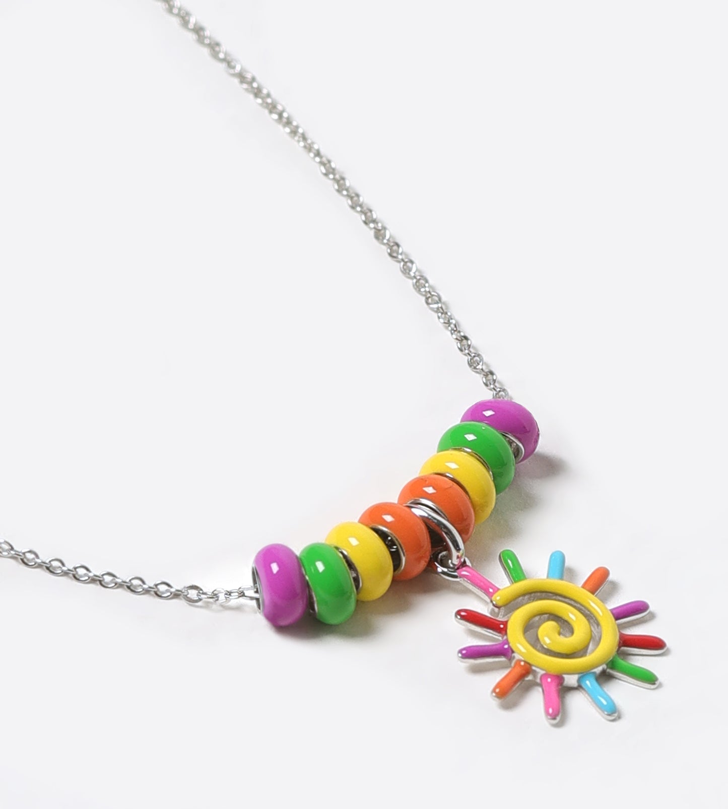 PAINTED SUN CHARM