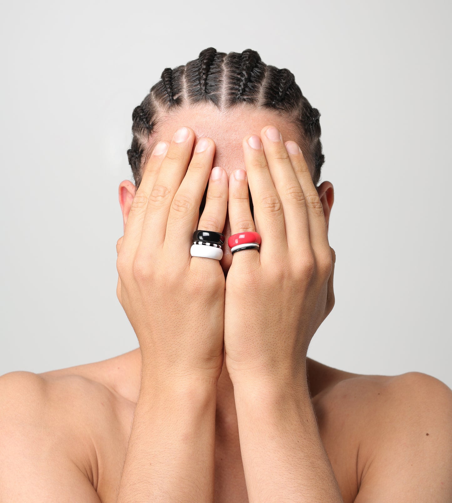 BLACK THICK RING