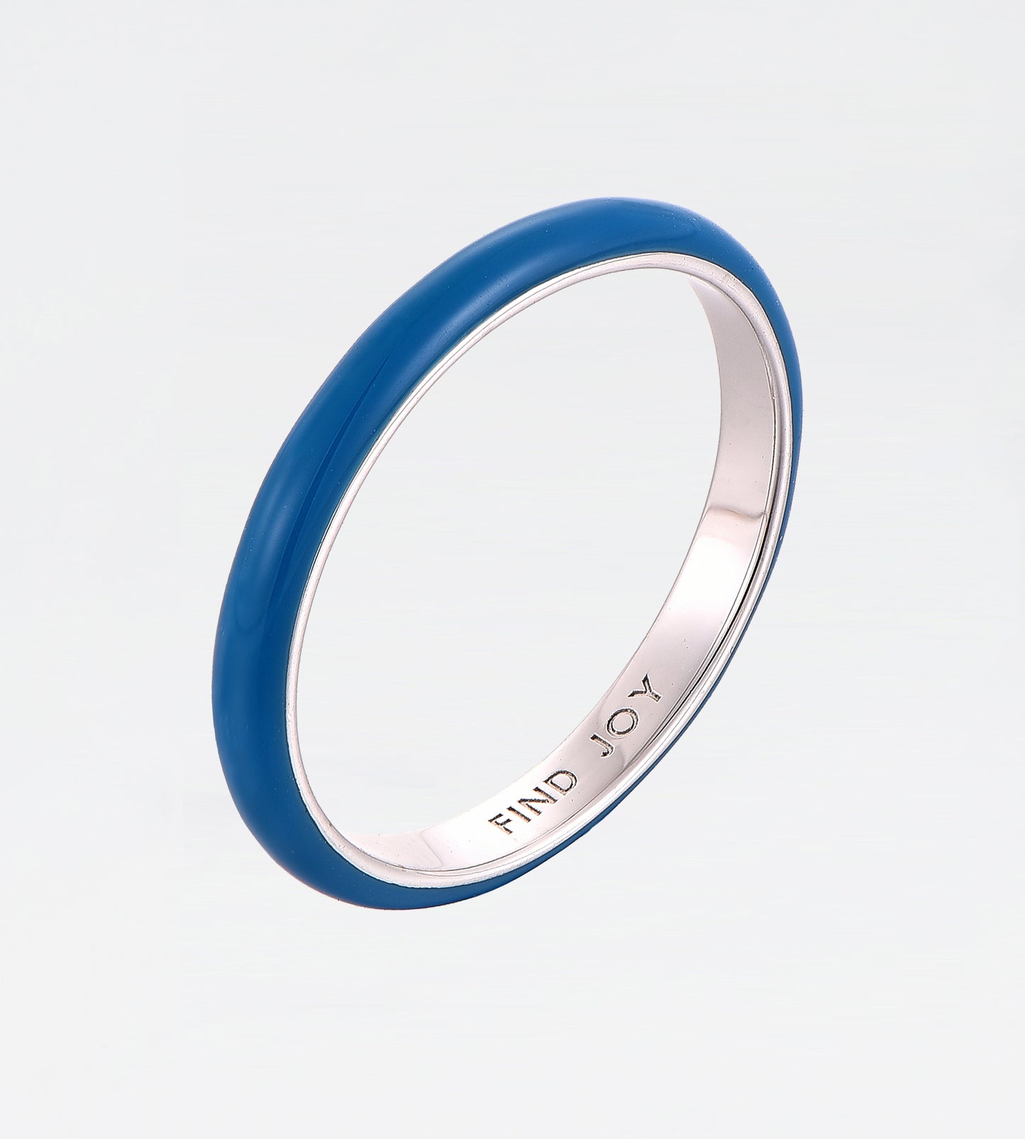 TEAL THIN RING