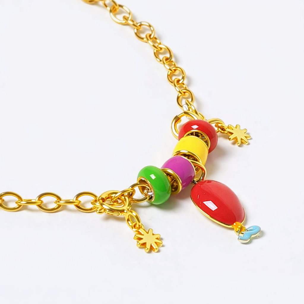 GOLD LET'S CELEBRATE BRACELET