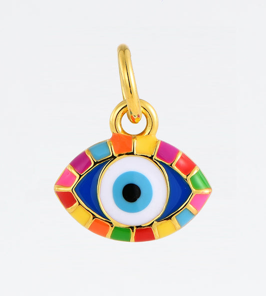 GOLD (NOT SO) EVIL EYE CHARM