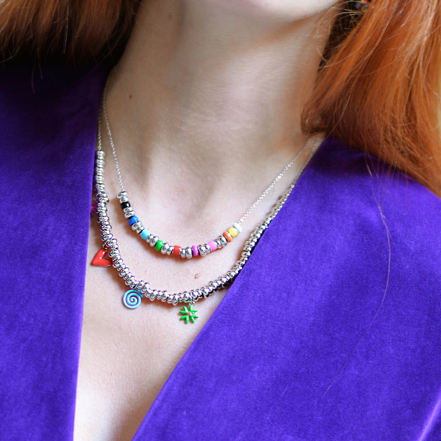 GOLD CAN'T CHOOSE A CHARM NECKLACE