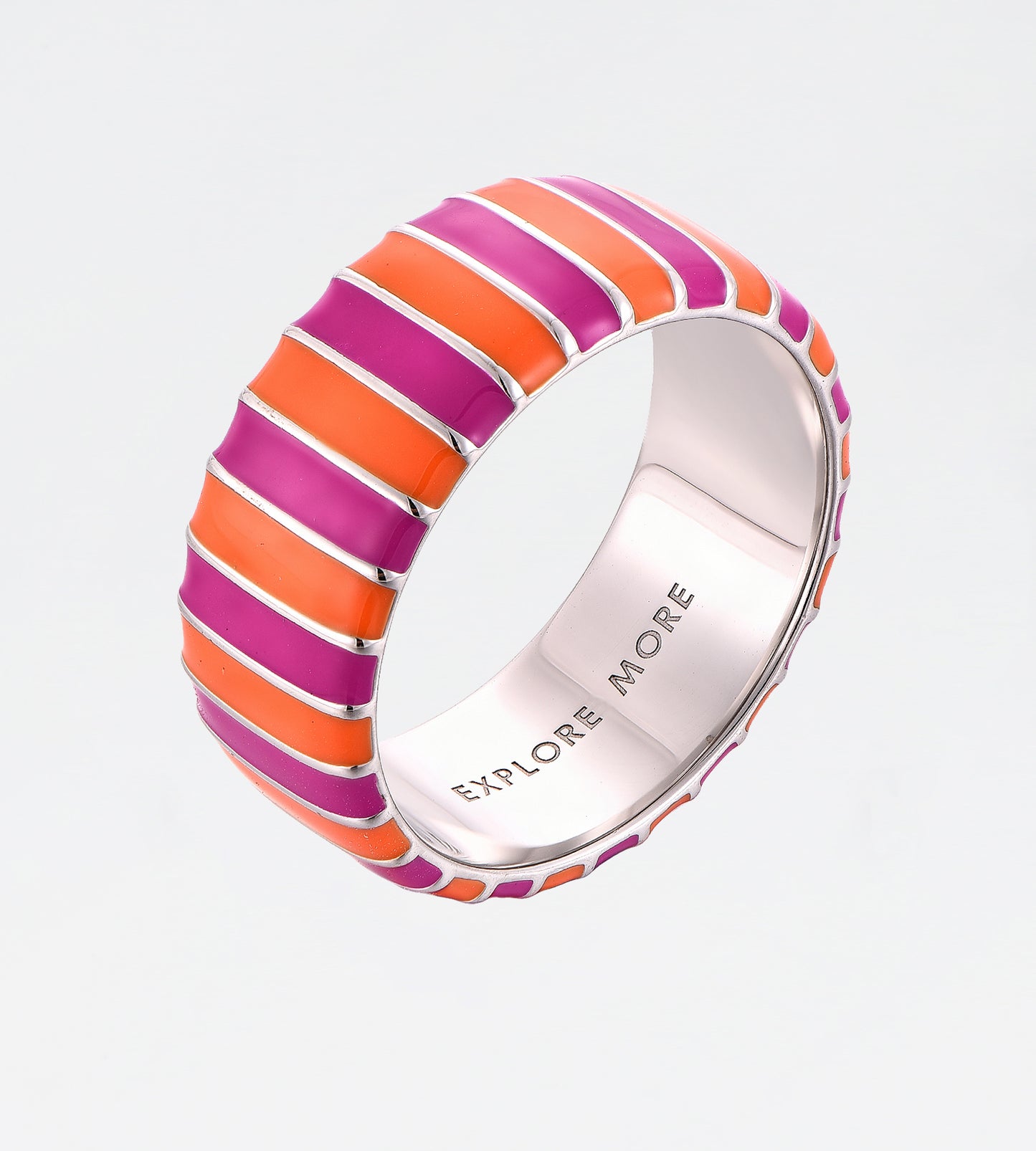 ORANGE & PURPLE THICK RING