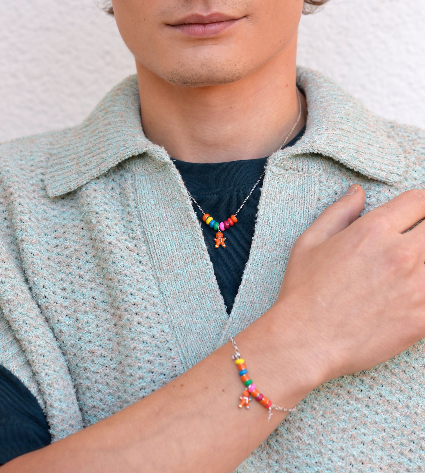 GINGERBREAD MAN NECKLACE