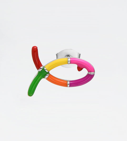 FISH EARRING RIGHT (SINGLE)