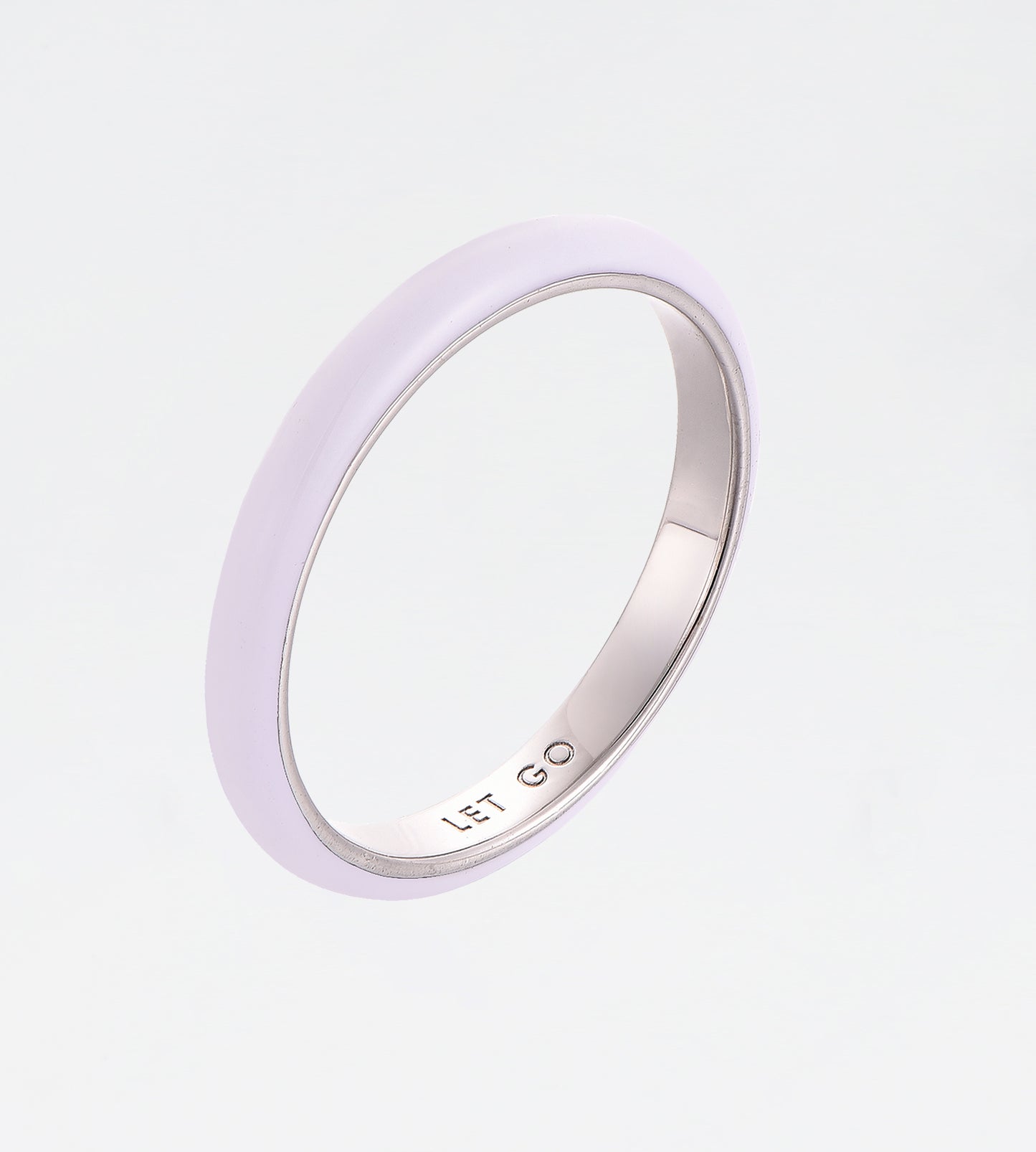 WHITE THIN RING