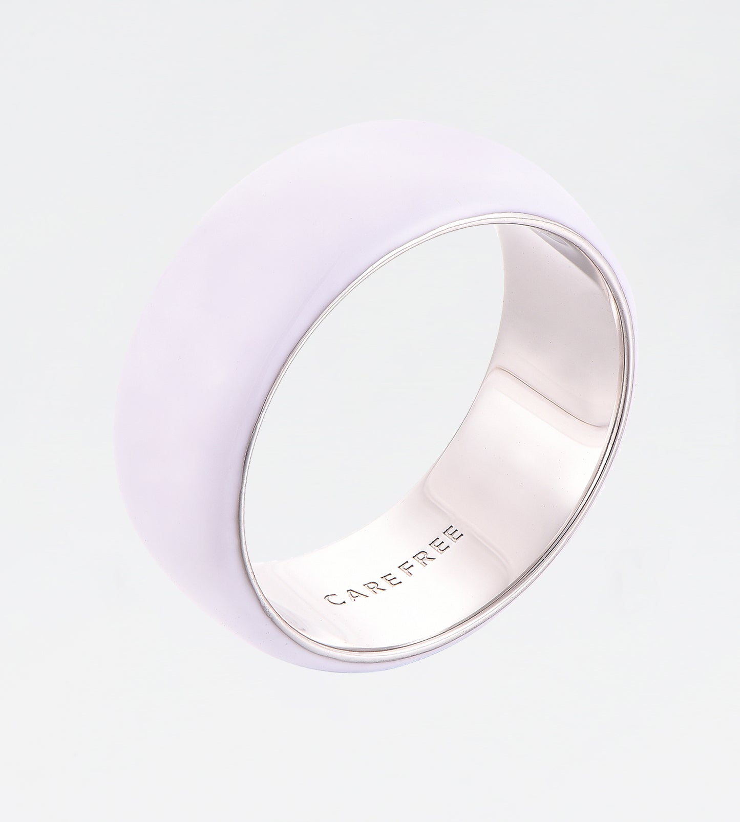 WHITE THICK RING
