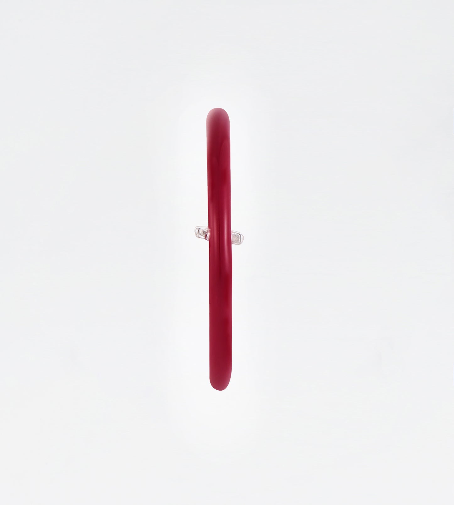 BURGUNDY EARRING