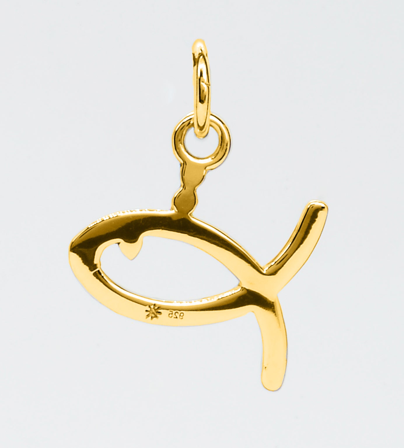 GOLD SWIM 'N' LOVE CHARM