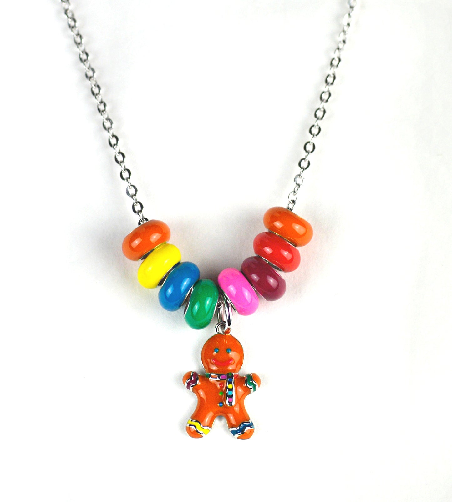 GINGERBREAD MAN NECKLACE