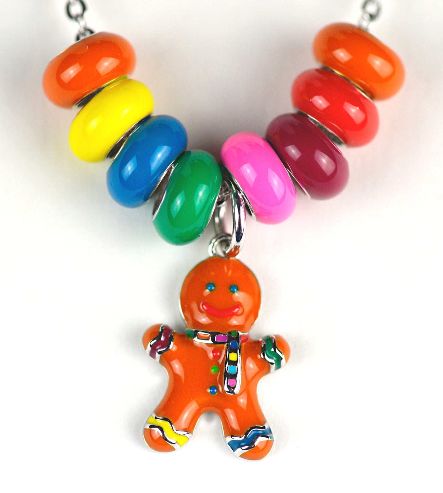 GINGERBREAD MAN NECKLACE