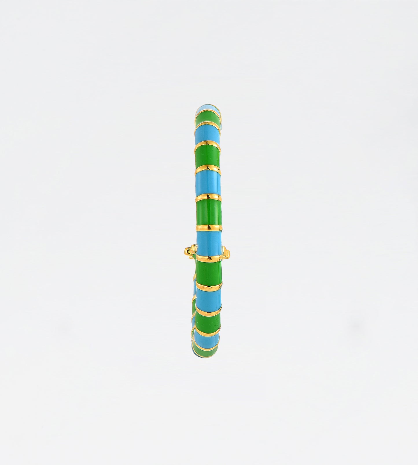 GOLD GREEN & CELESTE EARRING