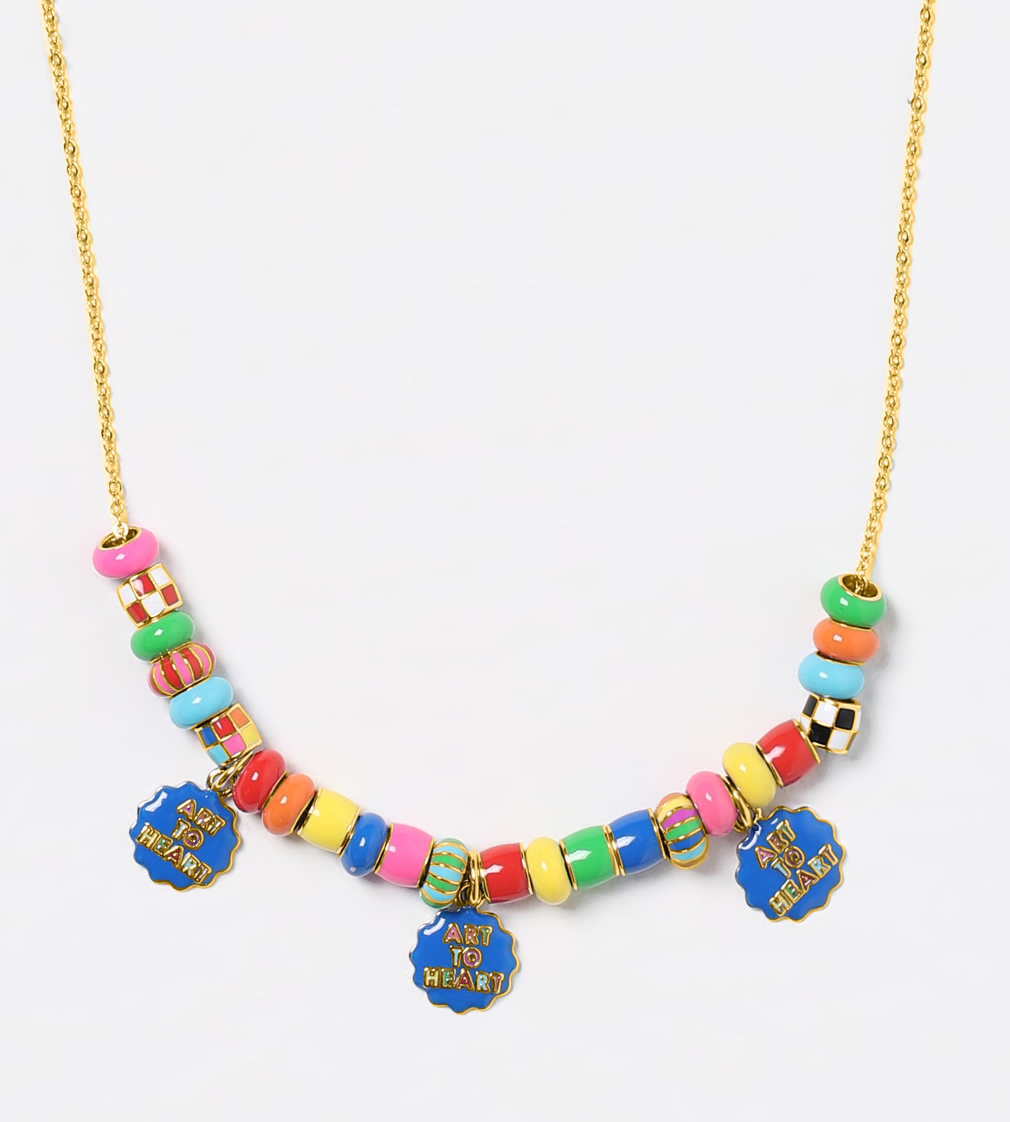 GOLD HE(ART) PLAYGROUND NECKLACE