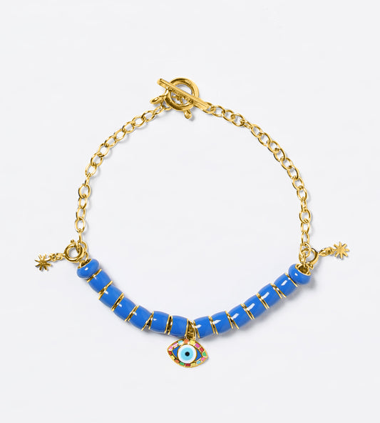 GOLD KEEP AN EYE OUT BRACELET