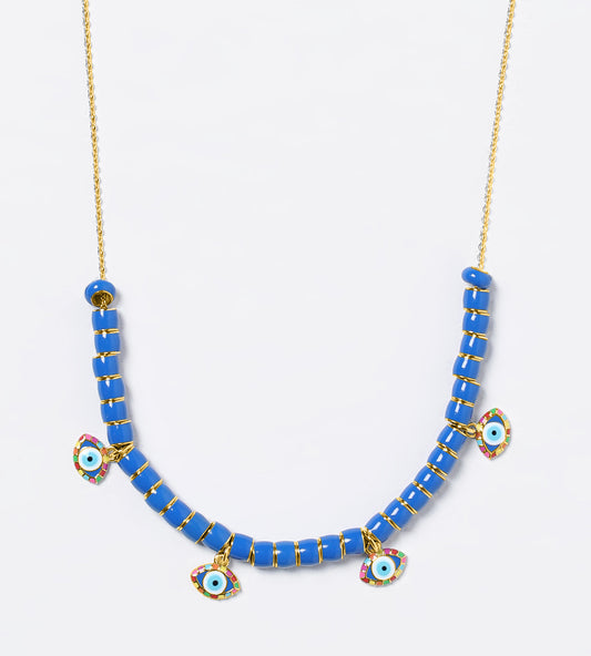 GOLD KEEP AN EYE OUT NECKLACE