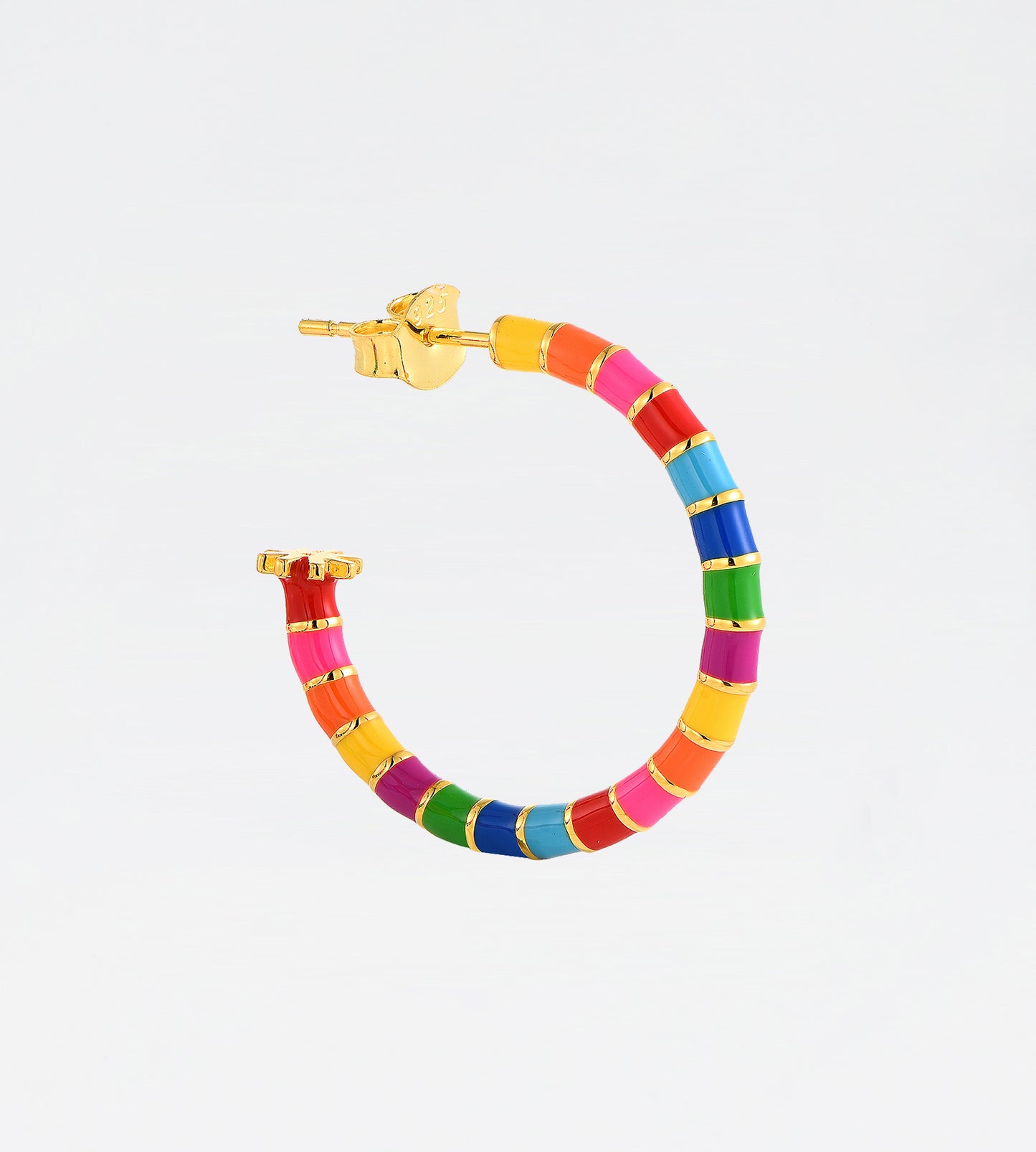 GOLD RAINBOW EARRING