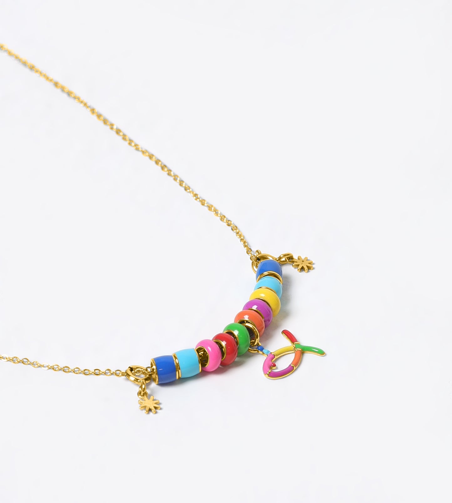 GOLD NEL BLU, DIPINTO DI BLU NECKLACE