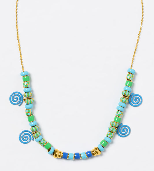 GOLD PANTA REI NECKLACE