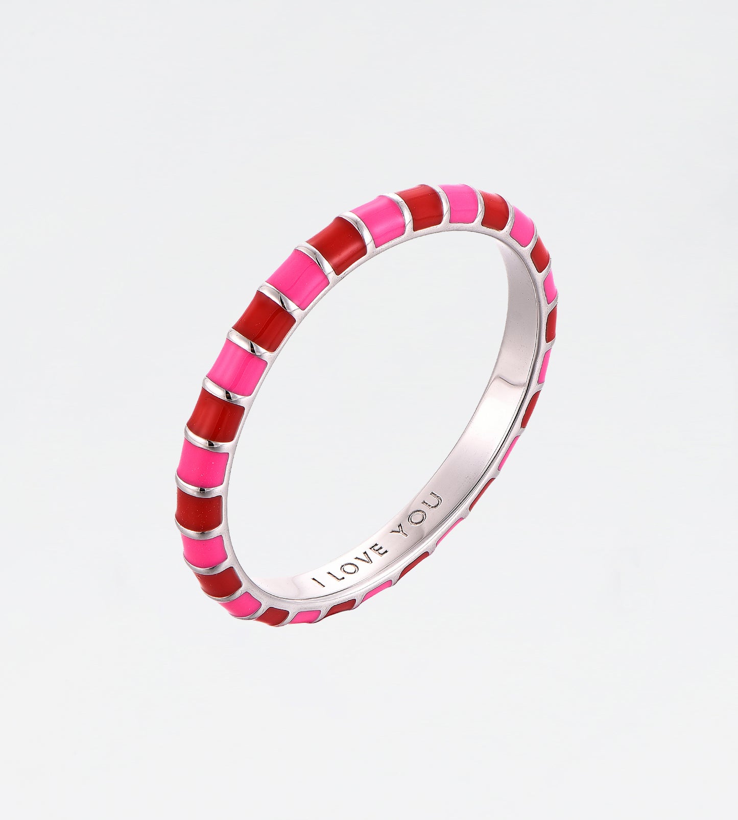 PINK & RED THIN RING