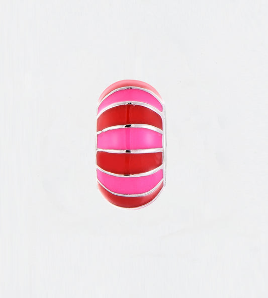 PINK & RED STRIPED CAPSULE
