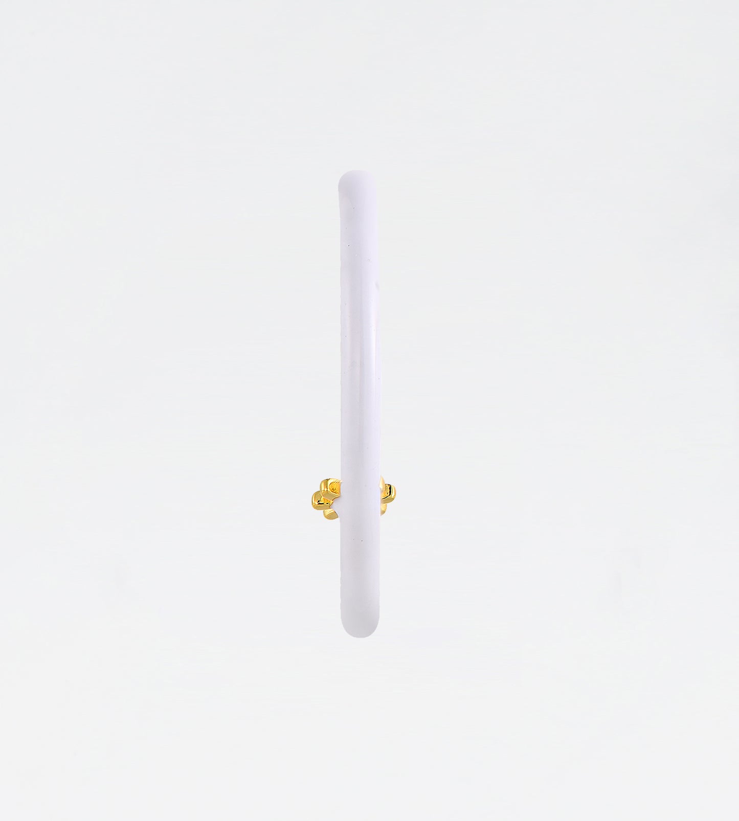 GOLD WHITE EARRING