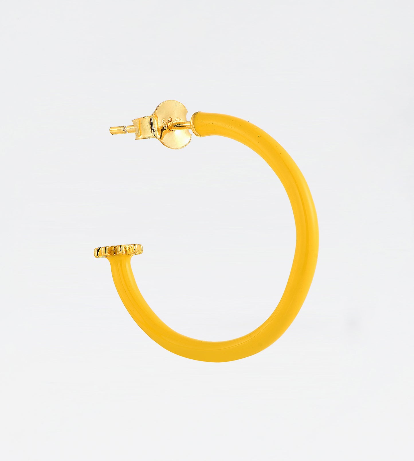 GOLD YELLOW EARRING