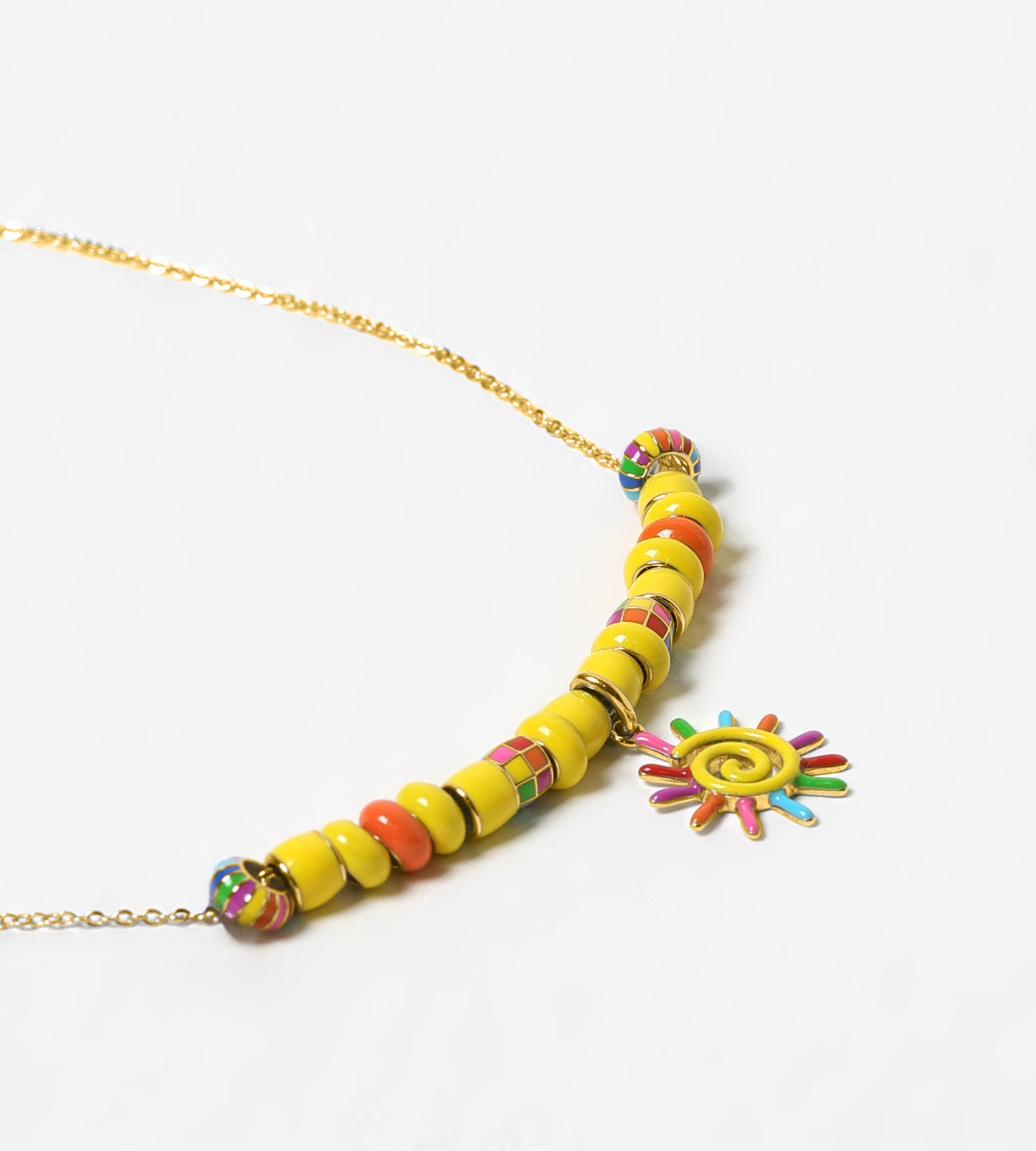 GOLD YOU ARE MY SUNSHINE NECKLACE