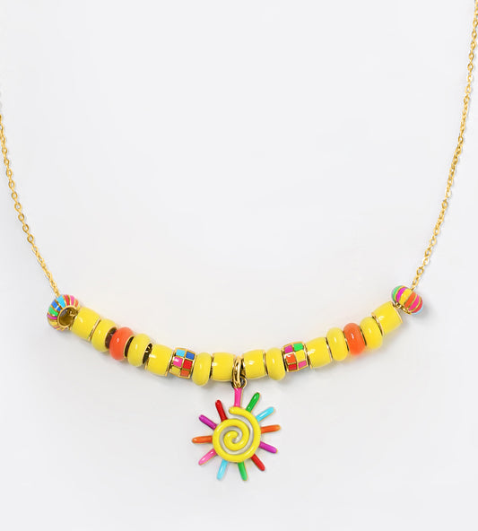 GOLD YOU ARE MY SUNSHINE NECKLACE