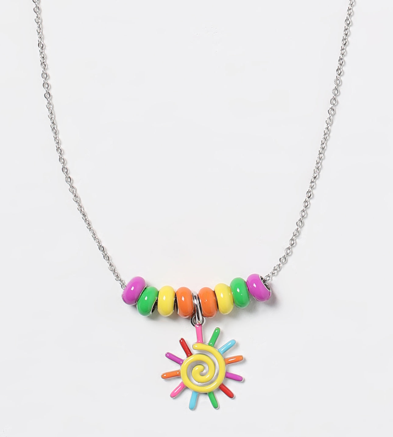 SUN RAYS LIKE STILTS NECKLACE