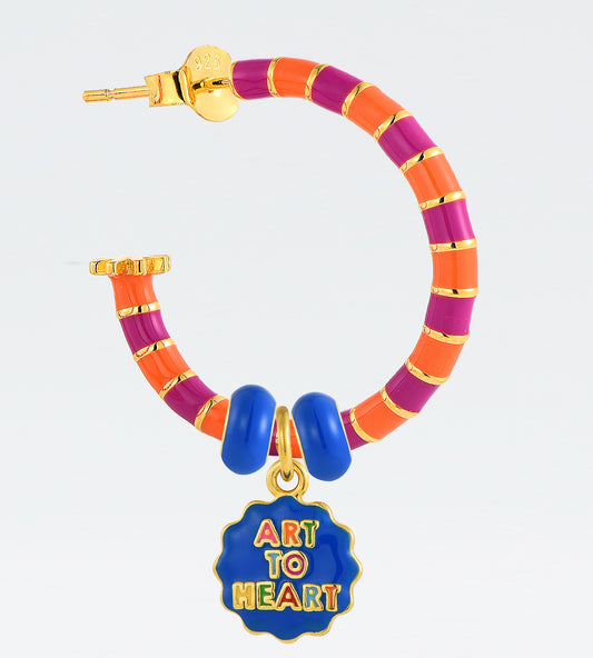GOLD ART TO HEART EARRING MIX