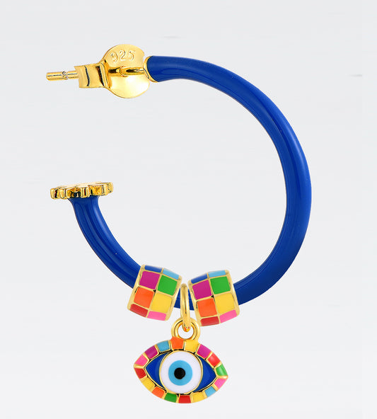 GOLD KEEP AN EYE OUT EARRING MIX