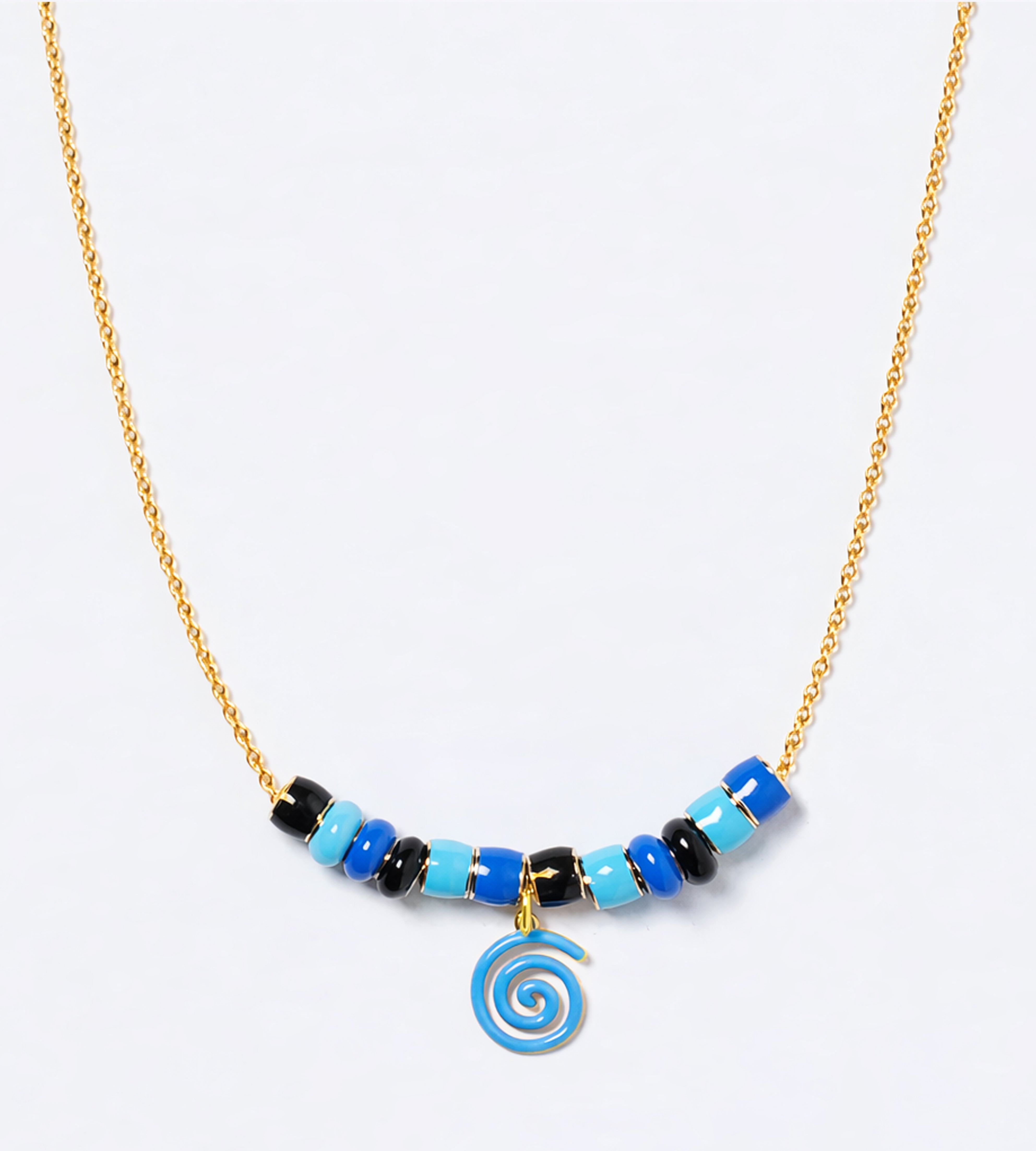 GOLD SPIN ME 'ROUND NECKLACE