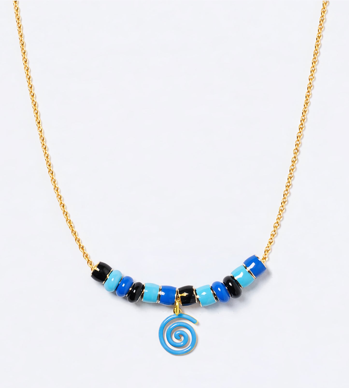 GOLD SPIN ME 'ROUND NECKLACE