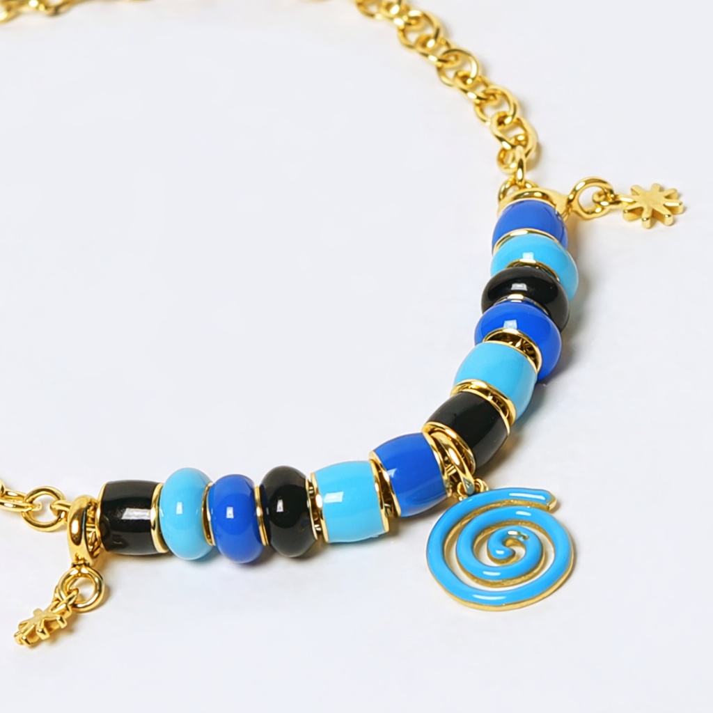GOLD SPIN ME 'ROUND BRACELET
