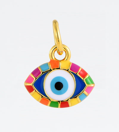 GOLD (NOT SO) EVIL EYE CHARM