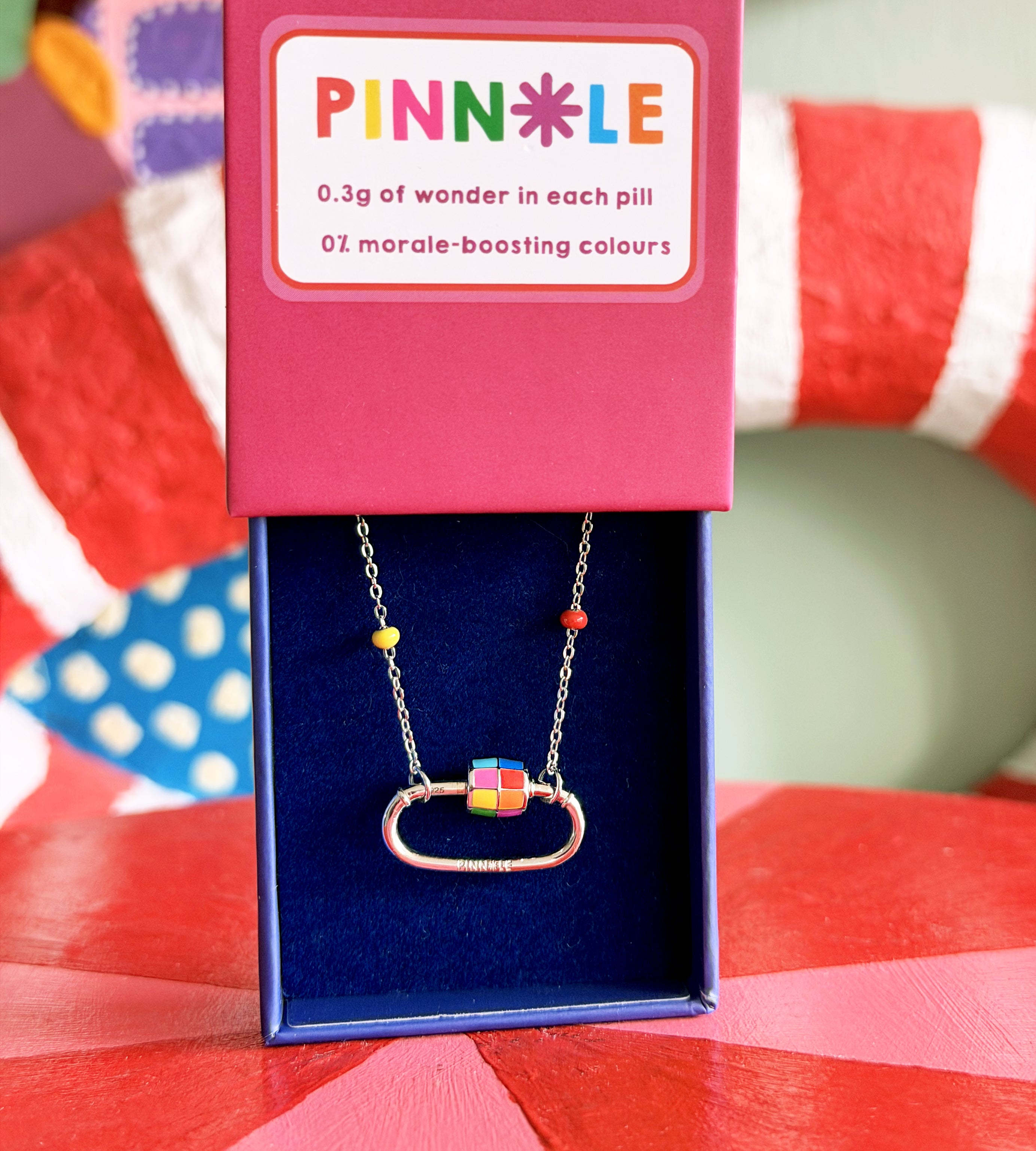 MOSAICO NECKLACE WITH ENAMEL DOTS