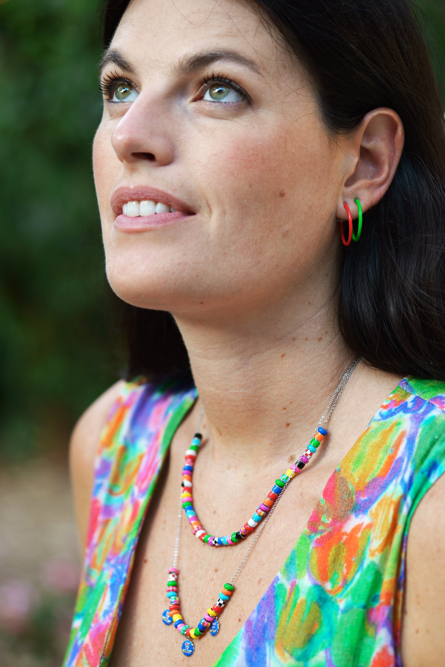 GREEN EARRING