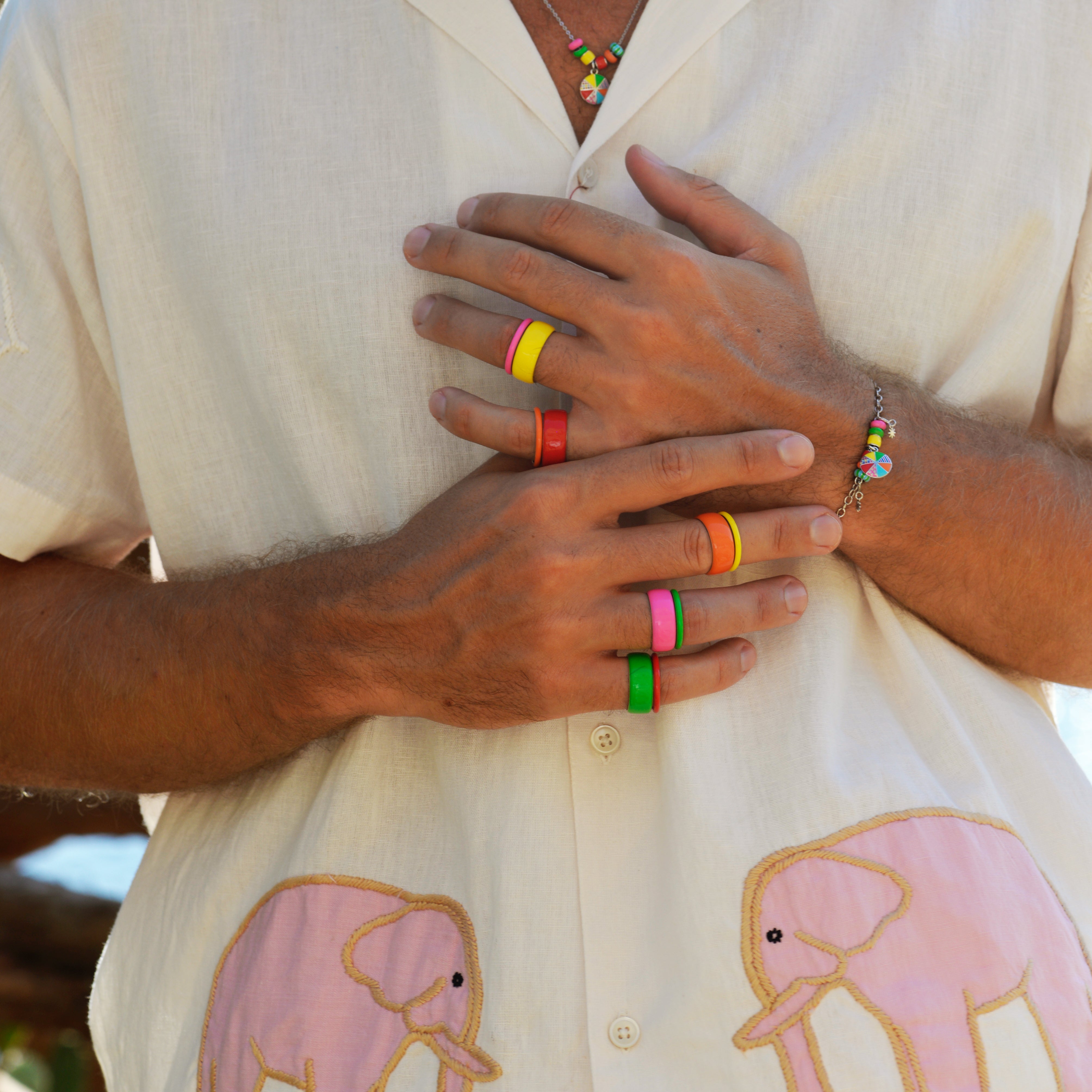 GOLD WHEEL OF FORTUNE BRACELET