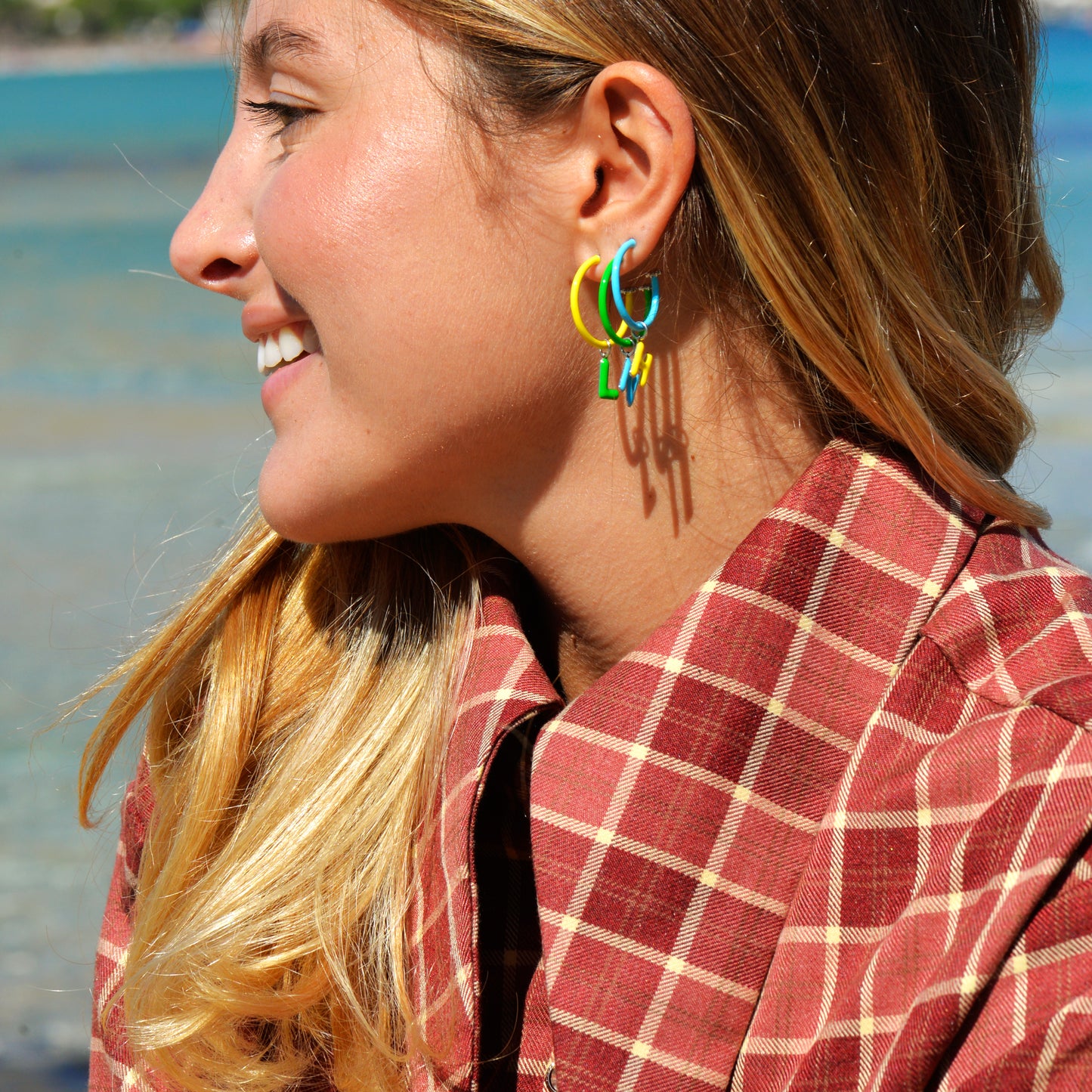 GREEN EARRING