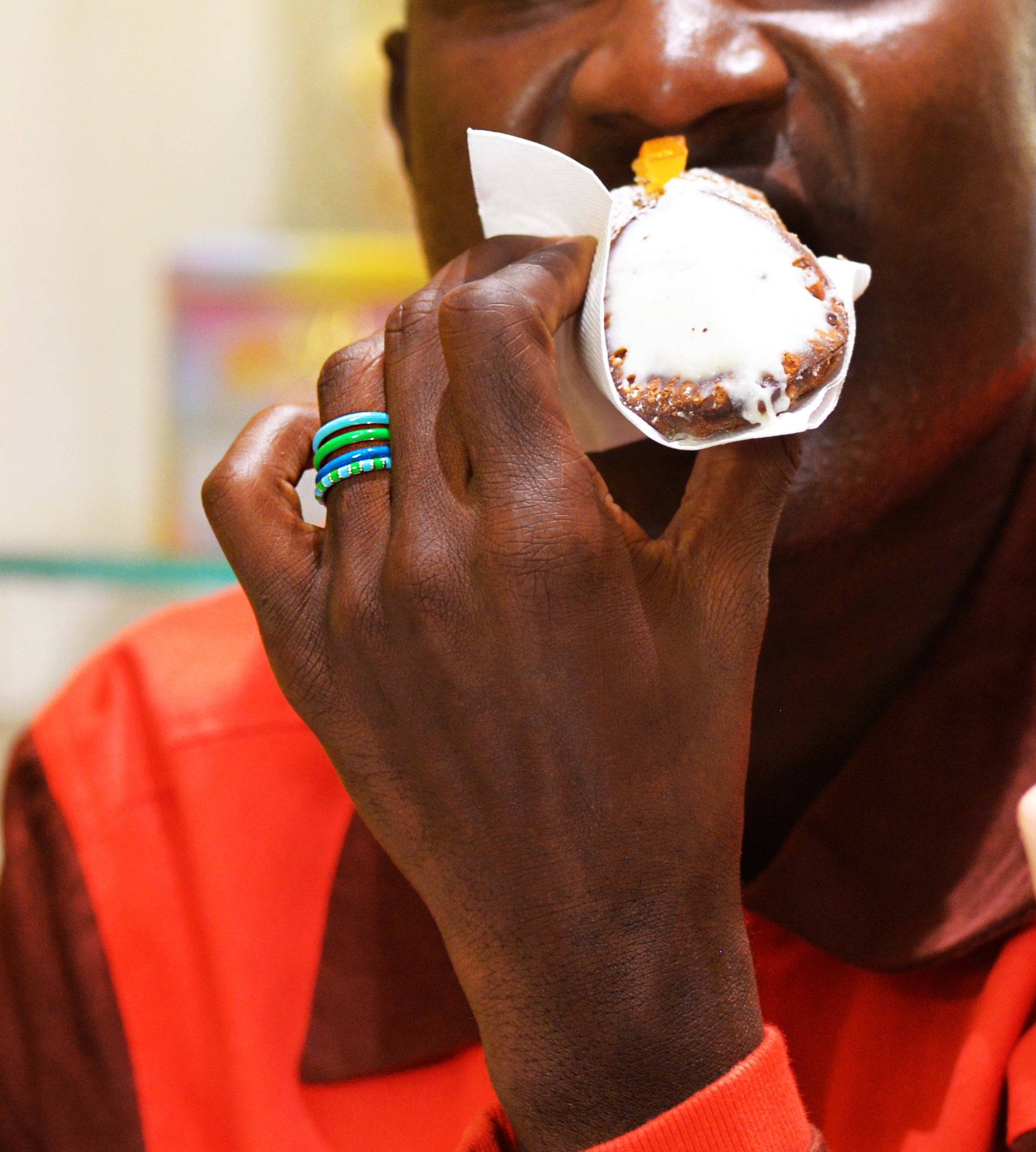 Gone Fishing Ring Stack | Enamel 18k Gold-plated Sterling Silver