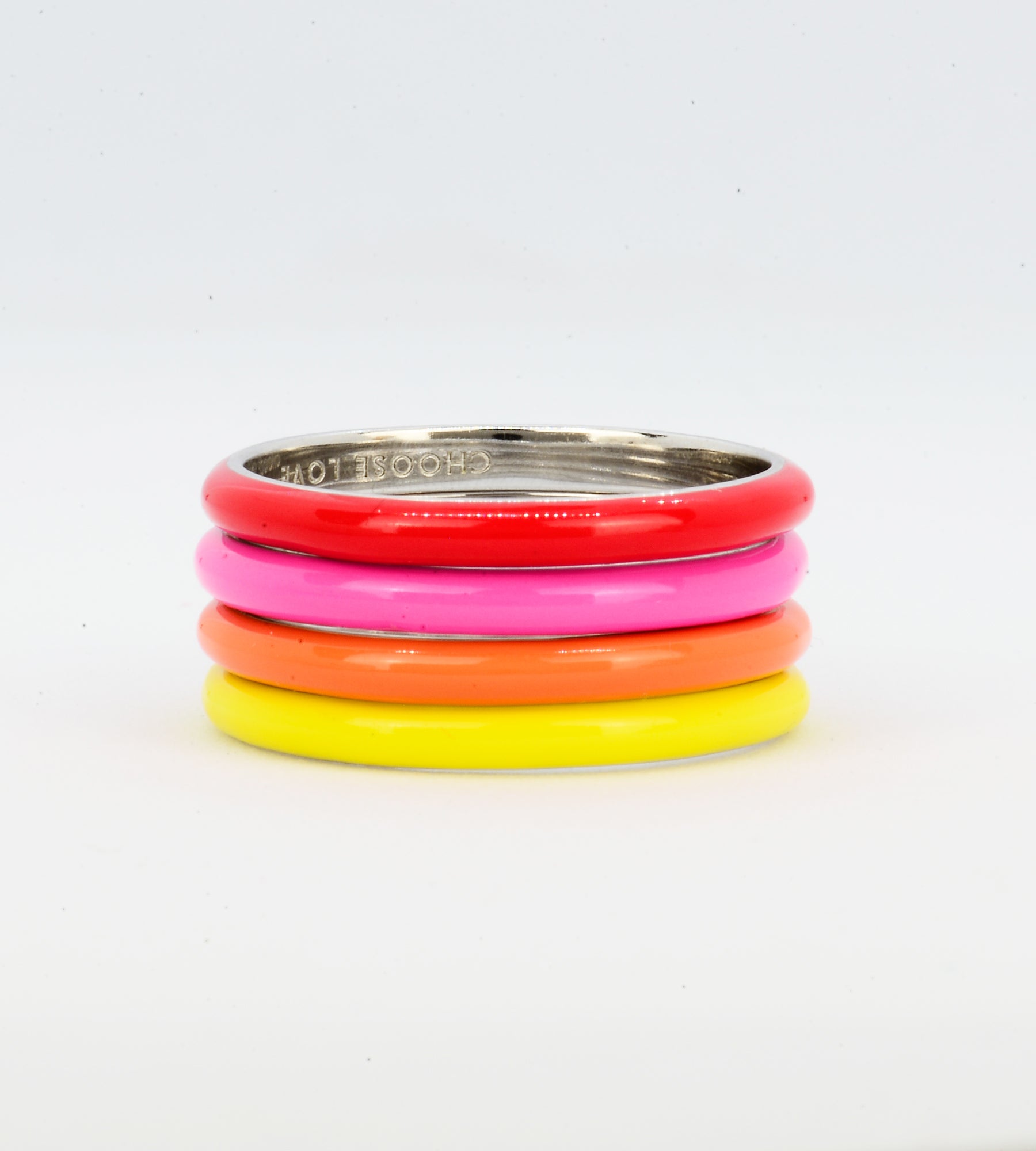 HAPPY AS A CLAM RING STACK