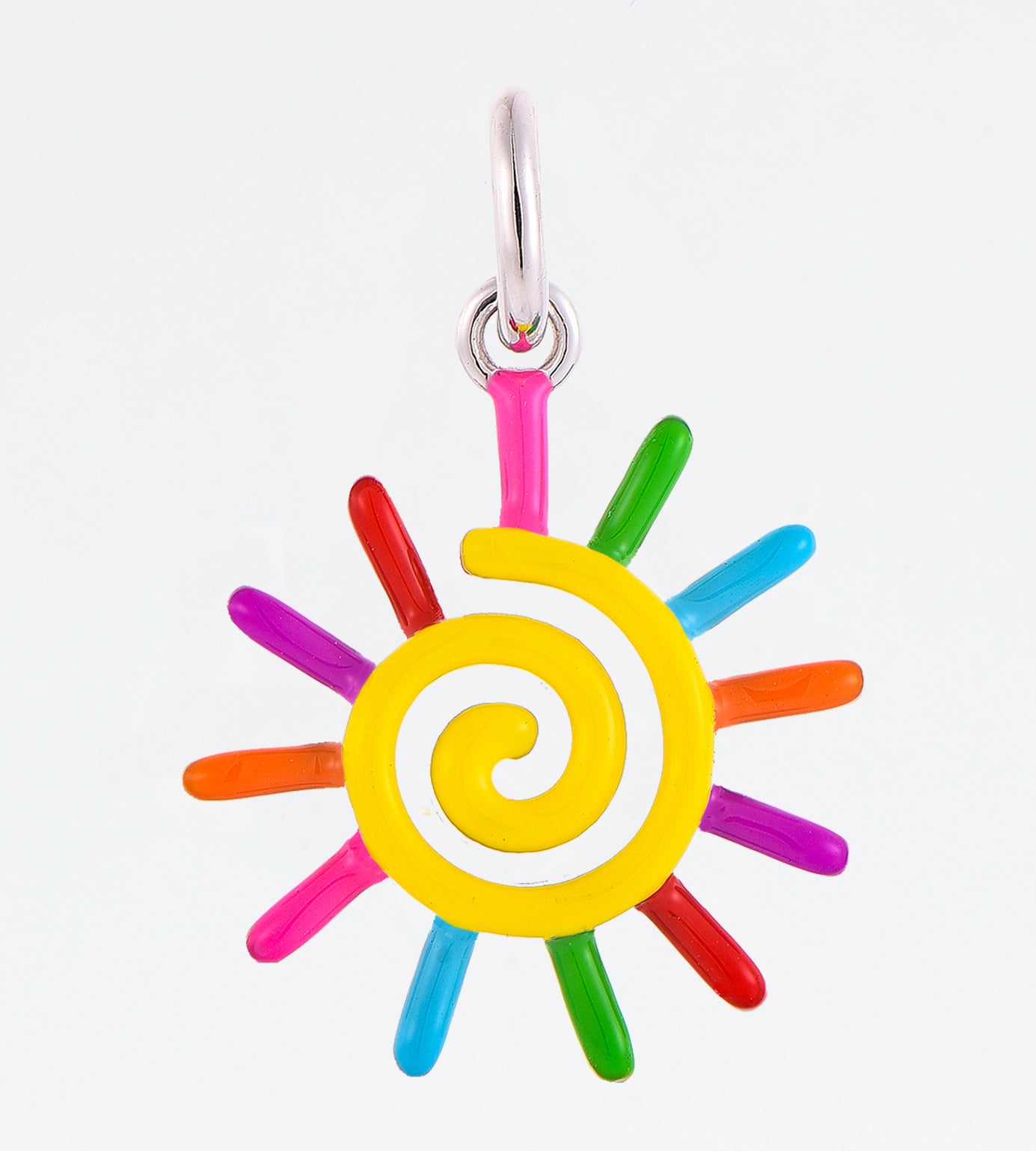 PAINTED SUN CHARM