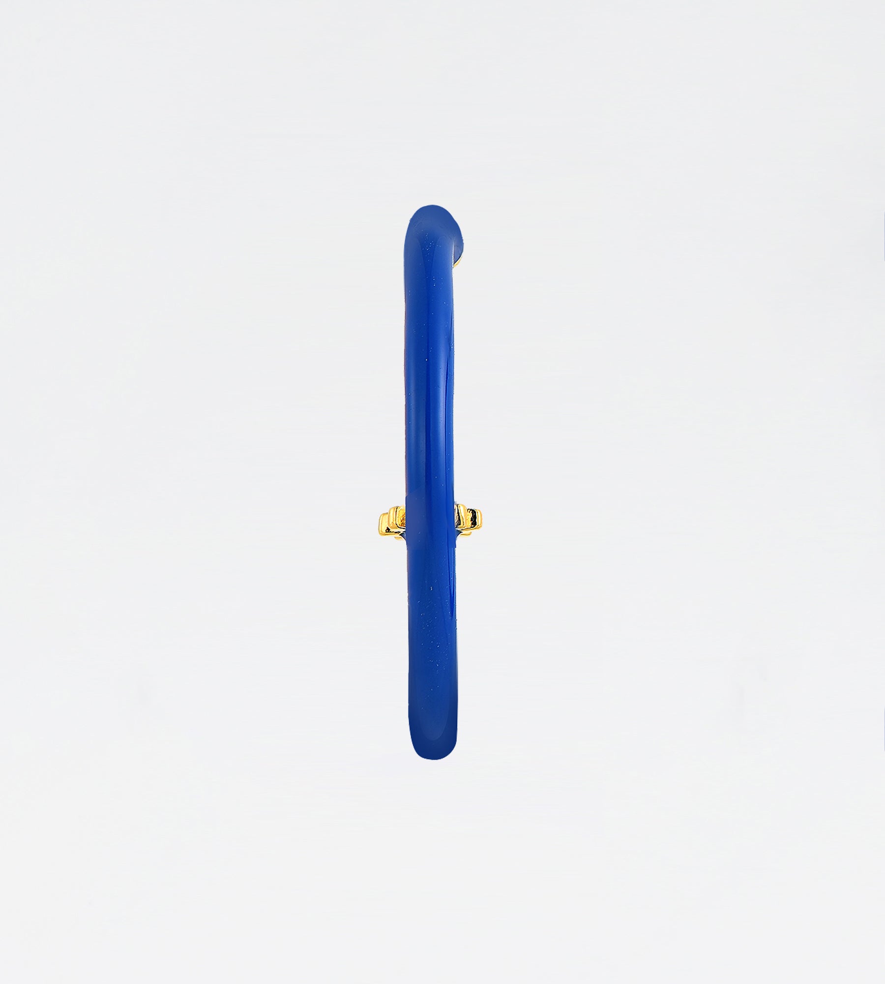 GOLD BLUE EARRING
