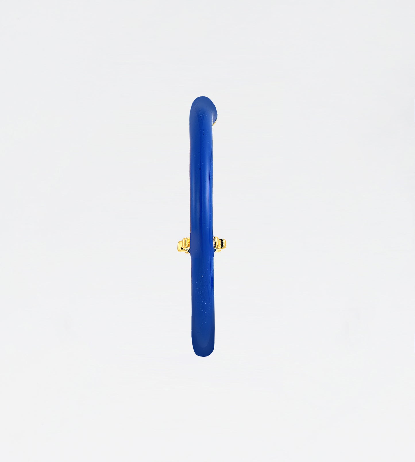 GOLD BLUE EARRING