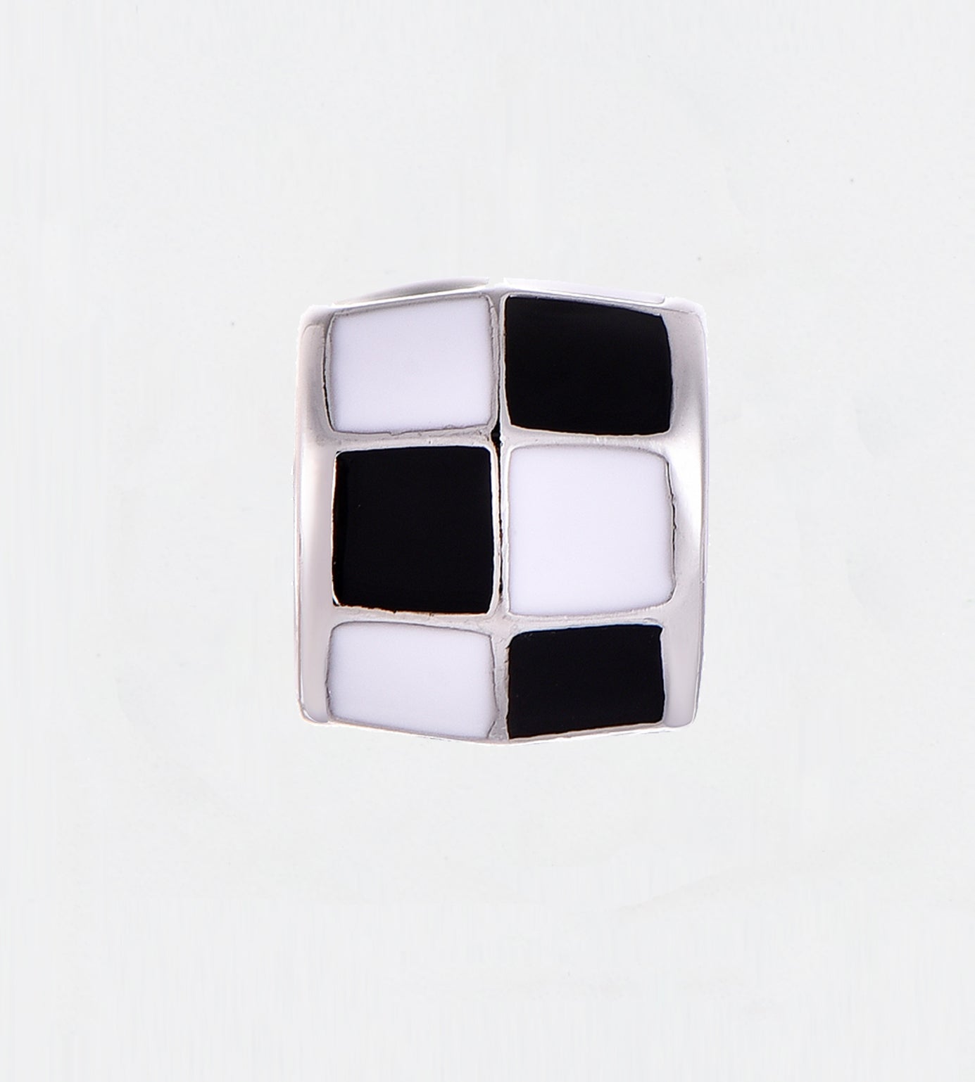 BLACK & WHITE CHECK CUBE