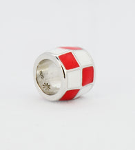 RED & WHITE CHECK CUBE
