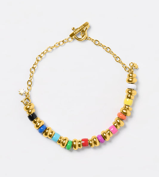 GOLD FULL GAME & SHROOMS BRACELET