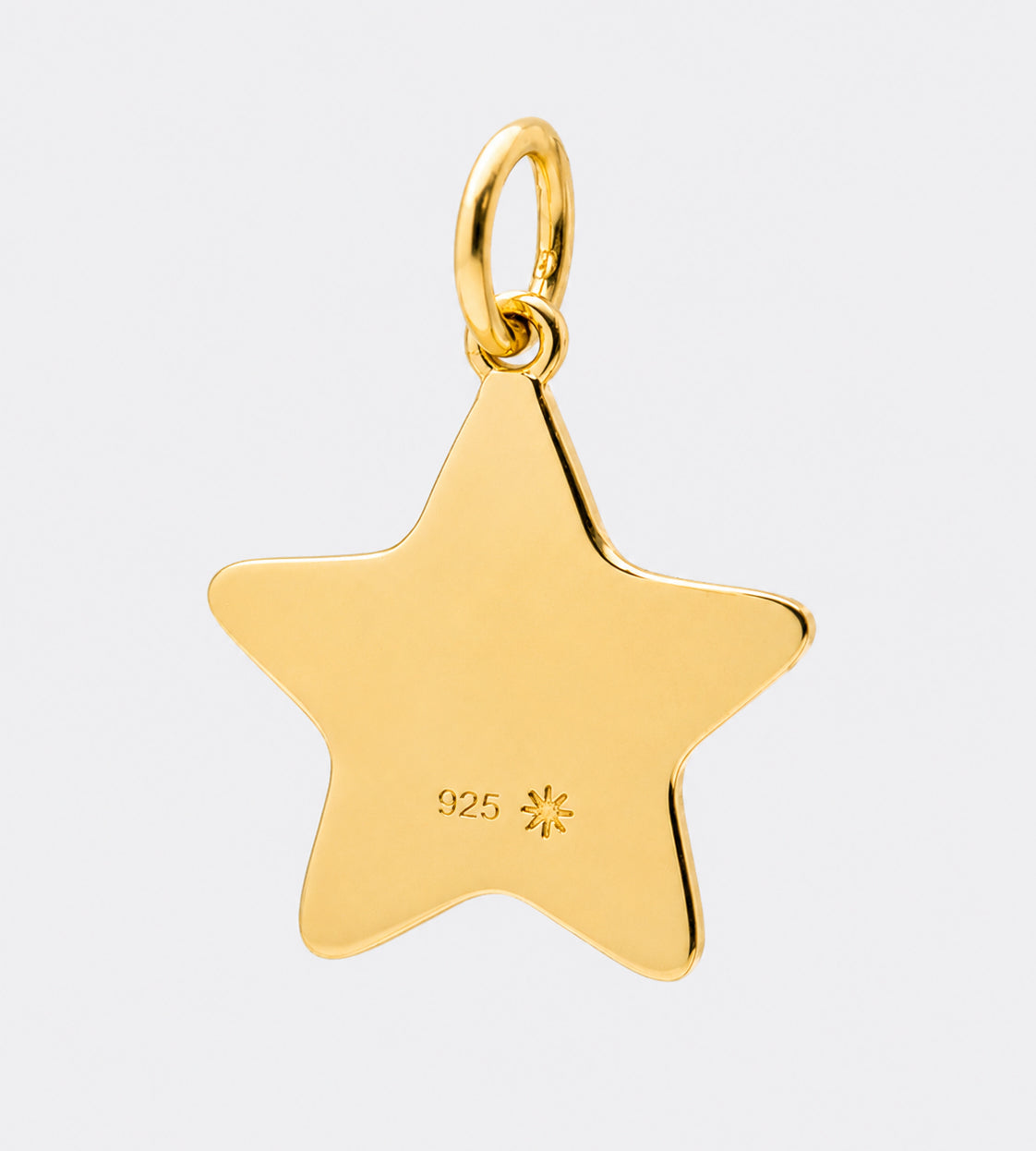 Star Charm | Enamel 18k Gold-plated Sterling Silver